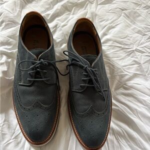 Johnston & Murphy Dark Gray Oxford Shoes